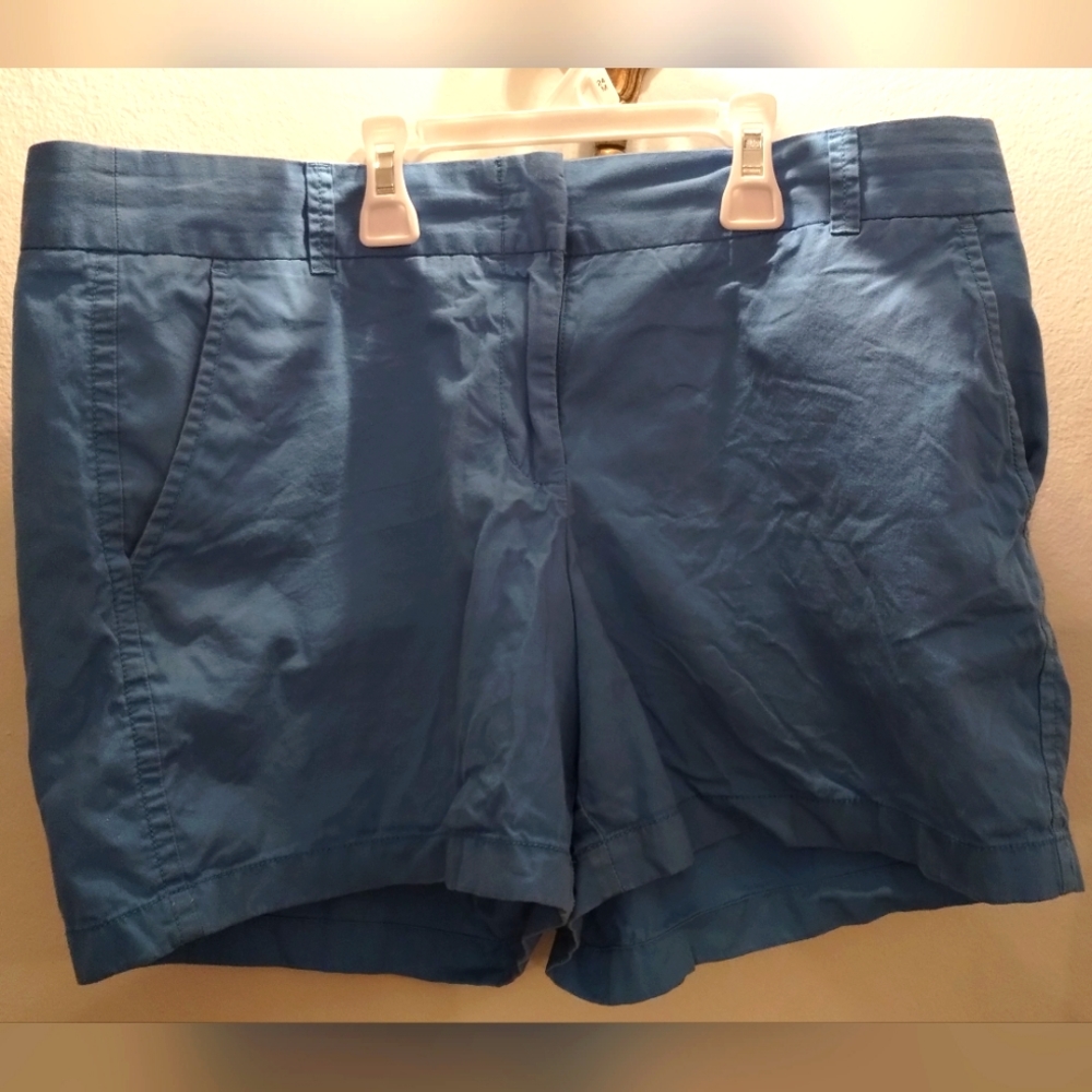 J. Crew Factory Women's Chino Shorts | 5 in inseam | Blue | Size 12